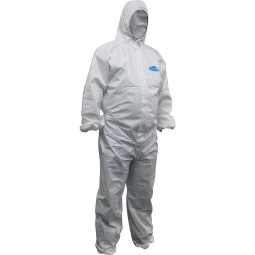 Maxisafe Disposable Coveralls Koolguard Laminated White Medium