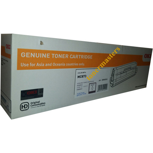 OKI MC873 ORIGINAL BLACK TONER 10K (45862832)