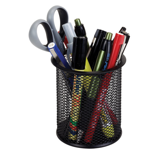 ESSELTE MESH PENCIL CUP Black