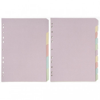 MARBIG MANILLA ENVIRO DIVIDERS A4 10 Tab Colour *** While Stocks Last ***