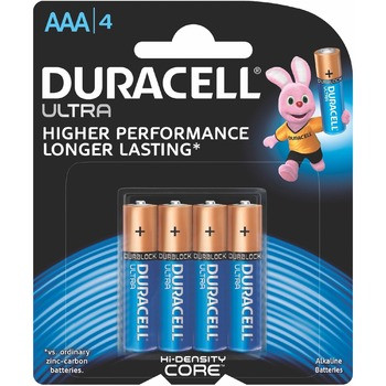 DURACELL ULTRA BATTERY AAA 4/Card, Bx12
