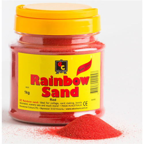 EC RAINBOW SAND 1KG Red