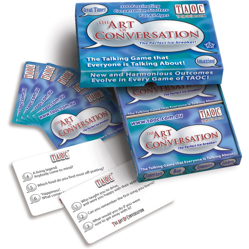 THE ART OF CONVERSATION GAME All Ages Version Box Set