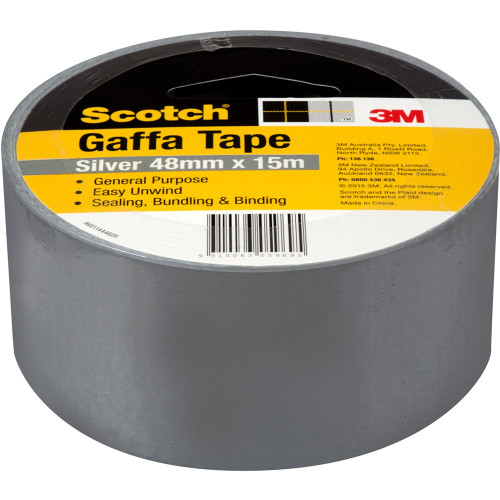 SCOTCH UTILITY GAFFA TAPE 933 
48mmx15m Silver