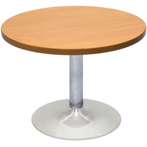 CHROME BASE COFFEE TABLE Beech