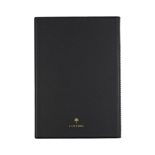 COLLINS BELMONT SERIES DIARY A5 Day to Page 1Hr Black (Pre-Order Now for 2027) ** ETA 30/9/2026 **