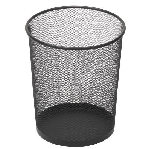 ESSELTE MESH WASTE BIN 10 Litre Black