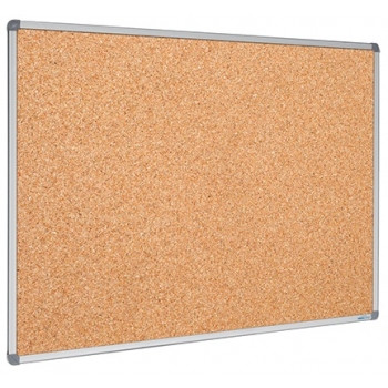 VISION CHART CORPORATE CORK PINBOARD ALUMINIUM FRAME 900mm x 600mm