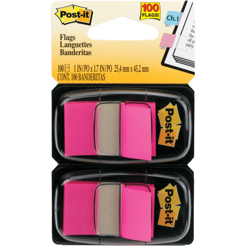 POST-IT FLAG TWIN PACKS 680-BP2 Bright Pink