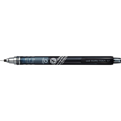 UNI KURU TOGA MECHANICAL Pencil 0.7mm Smoke Barrel