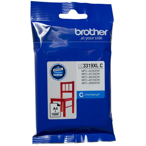 BROTHER LC3319XL INKJET CART CYAN HIGH YIELD 1.5K Suits Brother MFC J5330DW / J5730DW / J6530DW / J6730DW / J6930DW