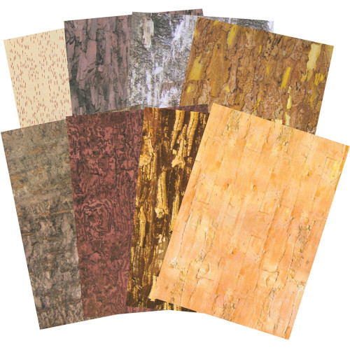 ZART BARK PAPER EIGHT ASSORTED Designs Pack of 40