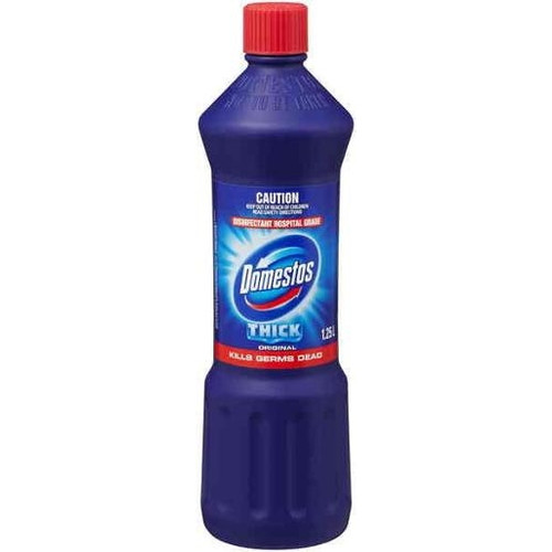 DOMESTOS 1.25L DISINFECTANT BLEACH REGULAR