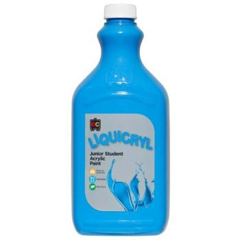 EDUCATIONAL COLOURS LIQUICRYL PAINT 2L SKY BLUE