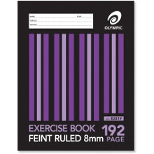 Olympic Exercise Book E2819 225 x 175mm 192 Page 8mm Feint Ruled (140780)