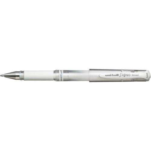 UNIBALL SIGNO BROAD ROLLERBALL Gel White