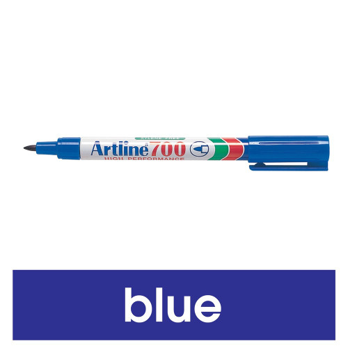 ARTLINE 700 PERMANENT MARKERS Fine Bullet Blue Each