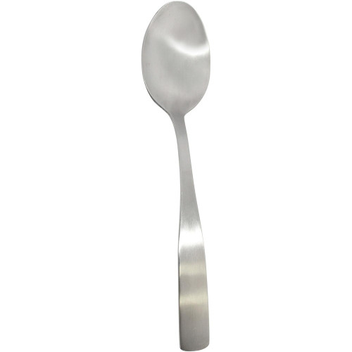 Connoisseur Brushed Stainless Steel Cutlery Brushed Satin Dessert Spoon, Box of 12