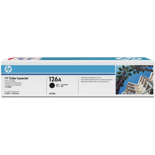 HP 126A ORIGINAL BLACK LASERJET TONER CARTRIDGE (CE310A) Suits LaserJet M175NW / CP1025NW / M275 MFP