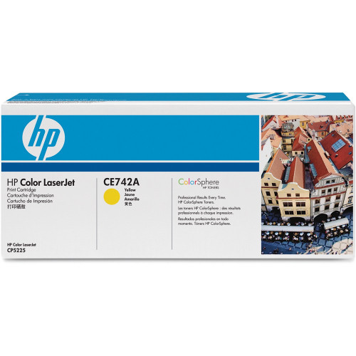 HP 307A YELLOW ORIGINAL LASERJET TONER CARTRIDGE (CE742A) 7K Suits LaserJet CP5220