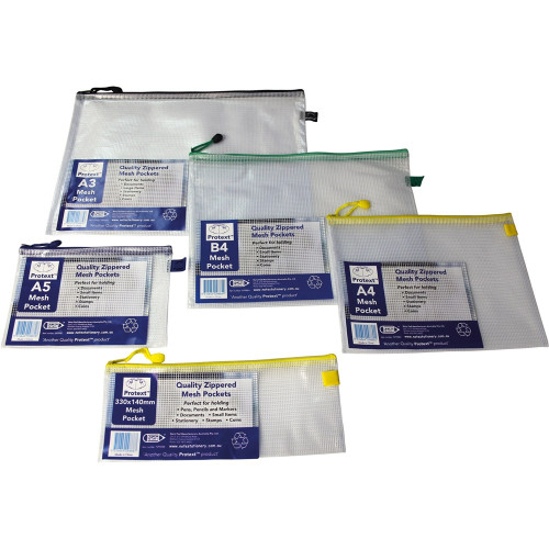 PROTEXT MESH POUCH B4 With Zipper 435x300mm