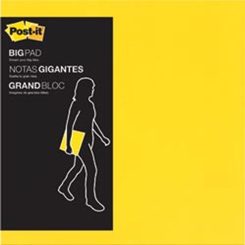 POST-IT BP11Y BIG PADS 279x279mm Yellow