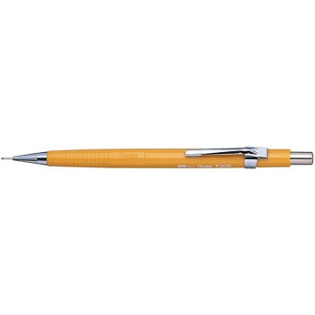 Pentel P200 Series Mechanical Pencil 0.9mm Lead Yellow Barrel, Each