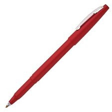 Pentel R56 Ball Rollerball Pen 0.6mm Fine Nib Red, Each