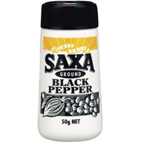 SAXA GROUND BLACK PEPPER 50gm