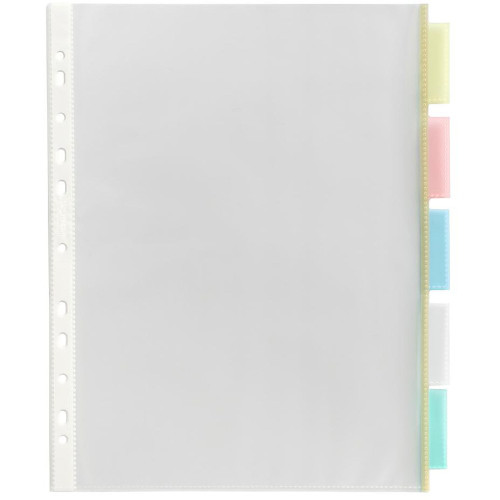 BIBBULMUN PVC DIVIDER A4 1-20 Tab White
