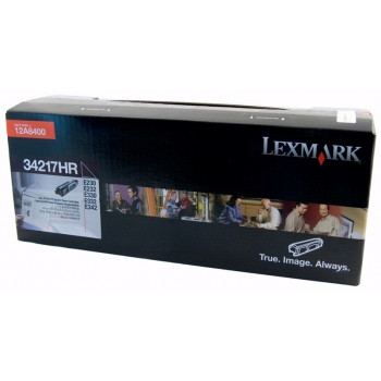 LEXMARK 34217HR ORIGINAL BLACK RETURN PROG CART 2.5K Suits Lexmark E230/232/342N/332N/E330