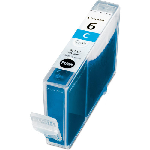 CANON BCI-6 ORIGINAL CYAN INK CARTRIDGE Suits S800 / S820 / S820D / S830D / S900 / S9000 / I865 / I950D / I965 / I990 / I9100 / I9950 / IP4000R / IP5000 / MP750 / MP760 / MP780 / IP6000 / IP8500