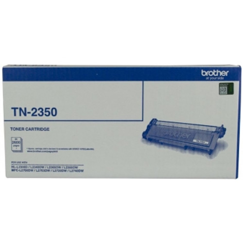 BROTHER TN-2350 ORIGINAL BLACK TONER CARTRIDGE 2.6K Suits Brother HL L2300D / L2340DW / L2365DW / 2380DW / MFC L2700DW / 2703DW / 2720DW / 2740DW / L2360DW / L2305W