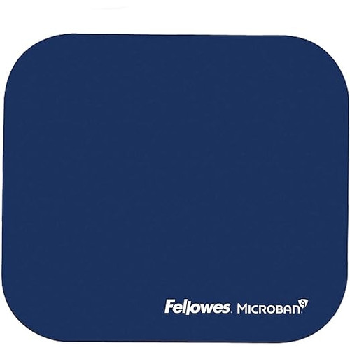 FELLOWES MOUSE PAD OPTICAL MICROBAN BLUE