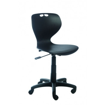 Sylex Alma Swivel Chair Polypropylene No Arms - Black
