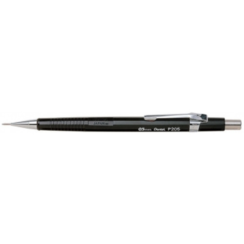 PENTEL P205-A MECHANICAL DRAFTING PENCIL 0.5mm Black Barrel