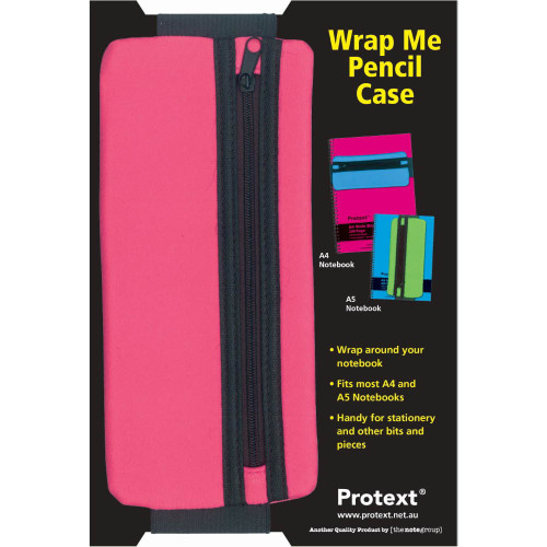 PROTEXT WRAP ME PENCIL CASE- MAGENTA