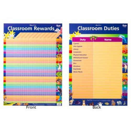 CLASSROOM REWARDS DOUBLE SIDED CHART *** While Stocks Last ***