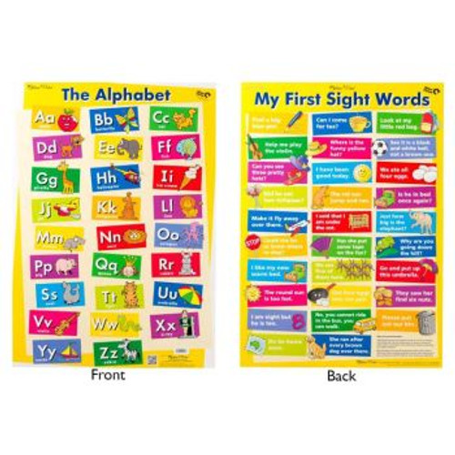 THE ALPHABET/MY FIRST SIGHT WORDS WALL CHART *** While Stocks Last ***
