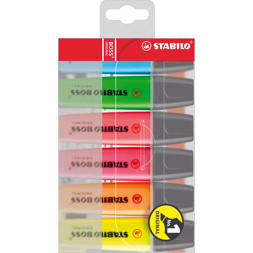 STABILO BOSS HIGHLIGHTER 6 Assorted