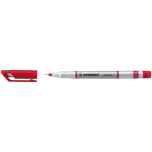 STABILO SENSOR FINELINER 189/40 0.3mm Red