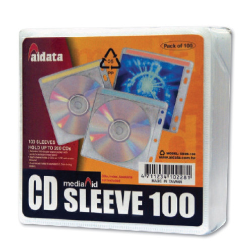 AURORA CD/DVD SLEEVES Fabric lined CD2B100