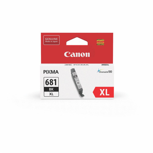 CANON CLI681XL BLACK INK CARTRIDGE - 3,120 PAGES Suits CANON PIXMA TR7560 / CANON PIXMA TR8560 / CANON PIXMA TS6160 / CANON PIXMA TS8160 / CANON PIXMA TS9160
