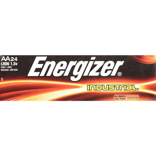 ENERGIZER INDUSTRIAL AA BAT PK 24