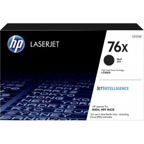 HP #76X ORIGINAL BLACK TONER (CF276X) 10K Suits HP Laserjet Pro M404 / M428