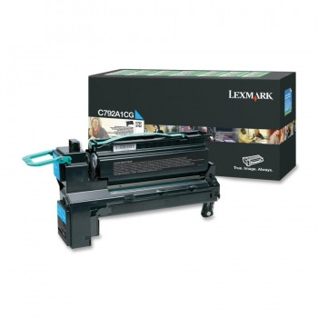 LEXMARK C792A1CG ORIGINAL CYAN PREBATE TONER CART 6K Suits C792DE/X792DE