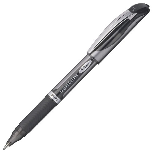 Pentel BL60 Energel Xm Deluxe Gel Ink Pen 1.0mm Black, Box of 12