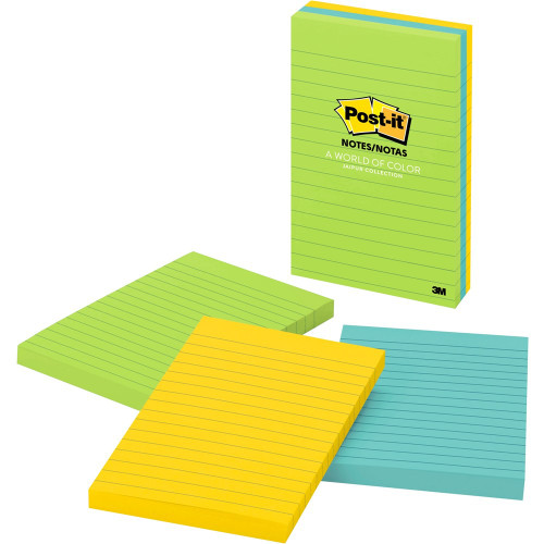 POST-IT 660-3AU NOTES ULTRA Prem Colour 100St Lined 98x149 70006847696