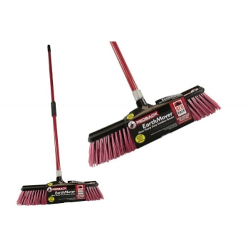 EARTHMOVER OUTDOOR BROOM 45cm (Extra Heavy Duty Handle 135CM)