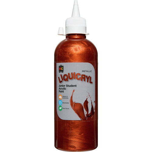 EC LIQUICRYL PAINT 500ml Metallic Copper